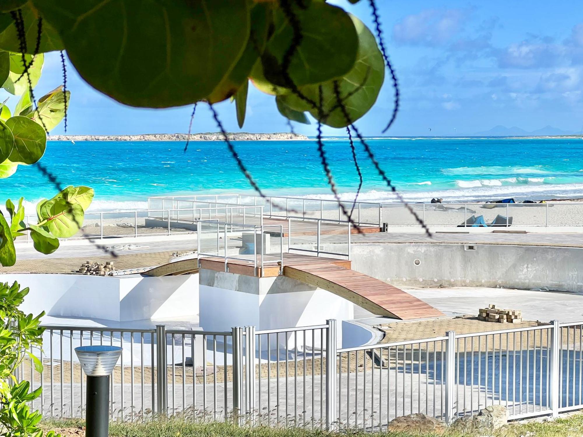 Top Floor Unit 520 Ft2 - 48 M2 With Stunning Dominant View On Ocean, St Barth, Orient Bay Cul de Sac Exterior foto