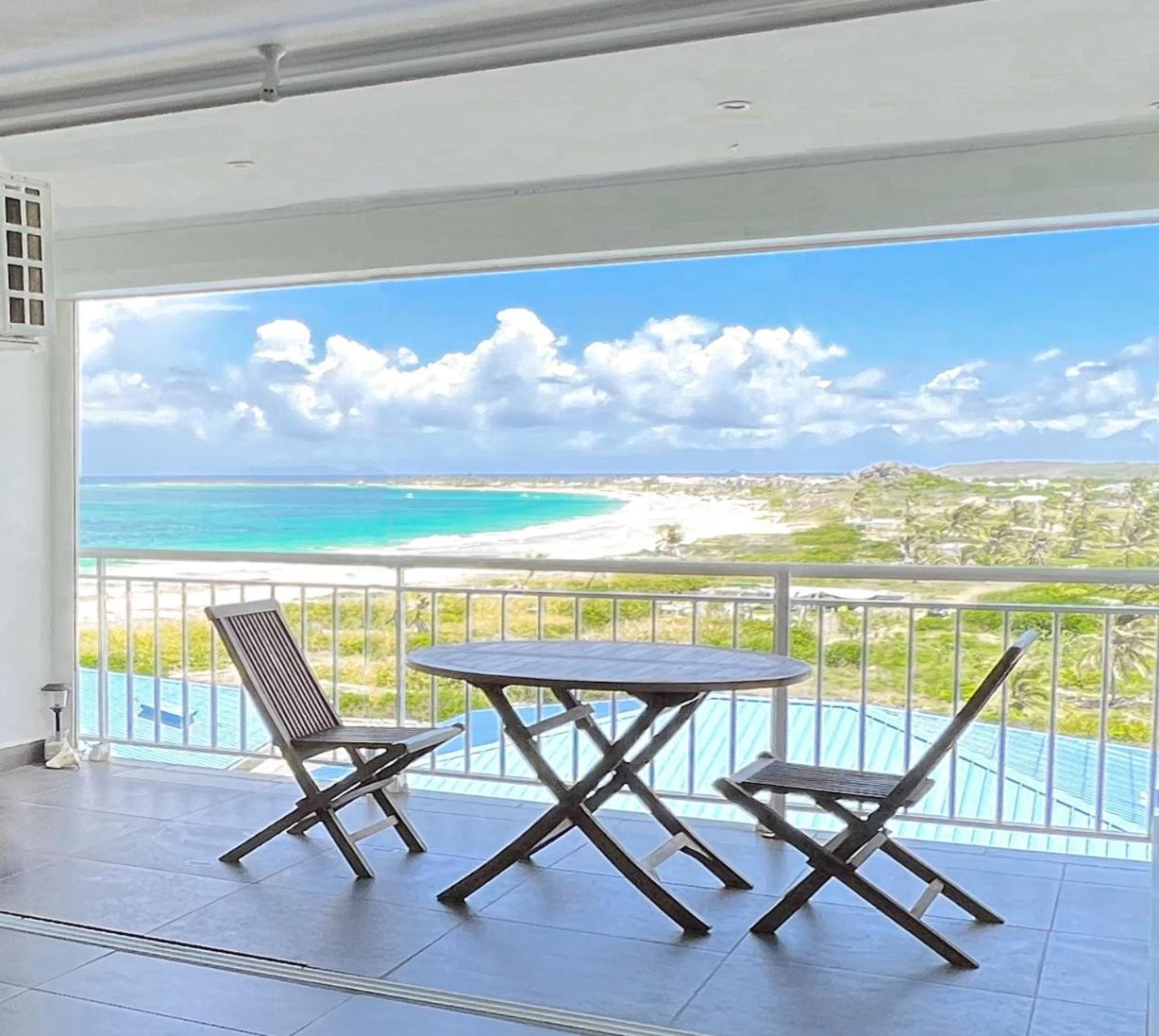 Apartamento Top Floor Unit 520 Ft2 - 48 M2 With Stunning Dominant View On Ocean, St Barth, Orient Bay Cul de Sac Exterior foto